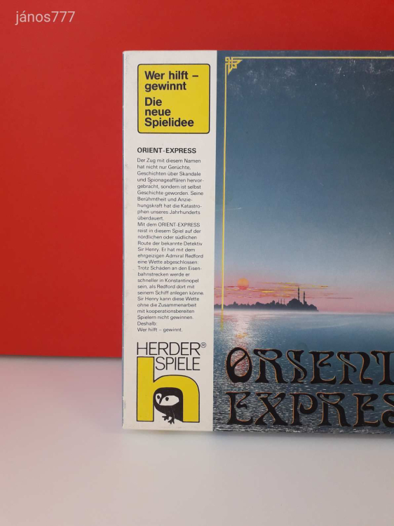 Orient-Express társasjáték eredeti Herder Spiele kiadás 1986-ból