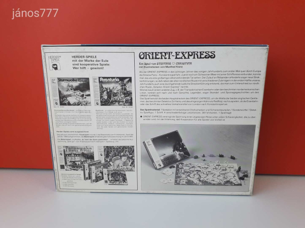 Orient-Express társasjáték eredeti Herder Spiele kiadás 1986-ból
