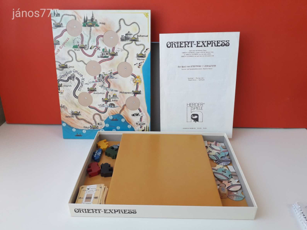 Orient-Express társasjáték eredeti Herder Spiele kiadás 1986-ból