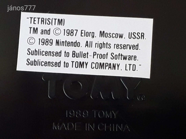 Tetris társasjáték eredeti Tomy kiadás 1991-ből