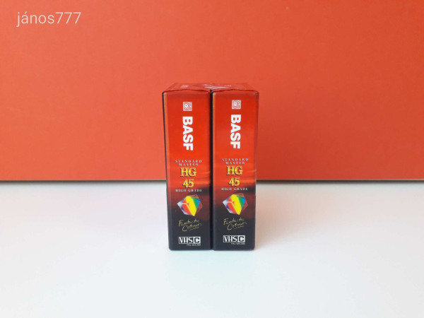 EMTEC BASF HG45 VHSC videókamera kazetta ! BONTATLAN !! 2PACK
