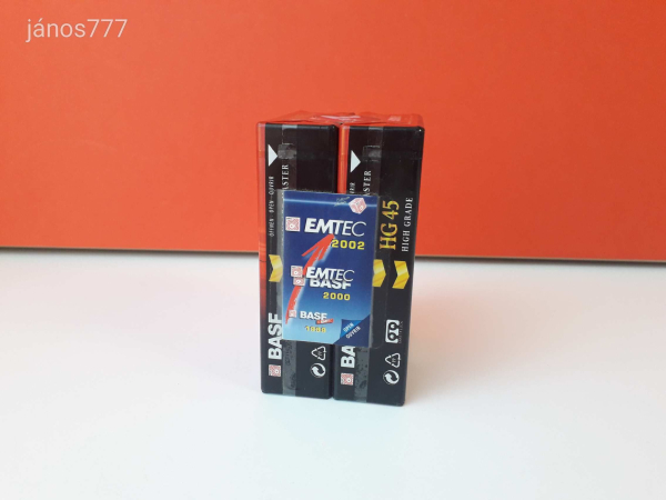 EMTEC BASF HG45 VHSC videókamera kazetta ! BONTATLAN !! 2PACK