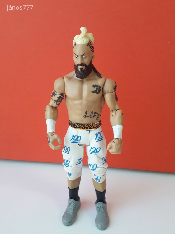 Enzo Amore WWE Network Spotlight pankrátor figura eredeti Mattel kiadás 2016 !! 18cm