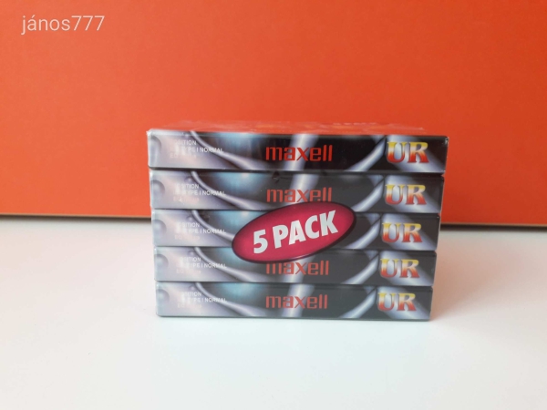 MAXELL UR 90 5pack 5db egyben magnókazetta bontatlan !