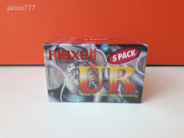 MAXELL UR 90 5pack 5db egyben magnókazetta bontatlan !