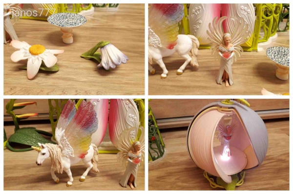Schleich Bayala tündér birodalom kastély karám pegazus + kiegészítők eredei Schleich