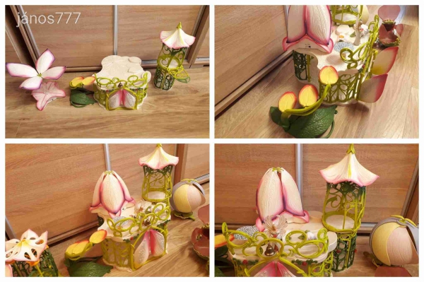 Schleich Bayala tündér birodalom kastély karám pegazus + kiegészítők eredei Schleich