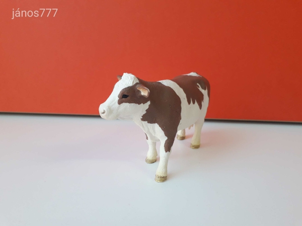 Schleich Szimentáli tehén állatfigura !! 13x8cm ! 2015-ös kiadás ! Eredeti Schleich 13801