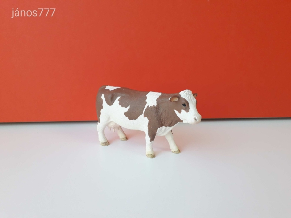 Schleich Szimentáli tehén állatfigura !! 13x8cm ! 2015-ös kiadás ! Eredeti Schleich 13801