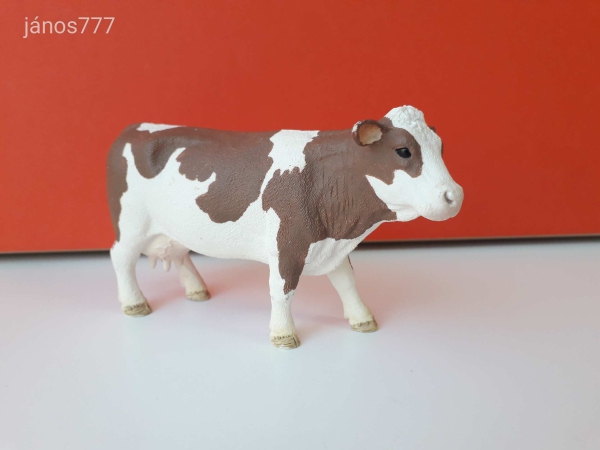 Schleich Szimentáli tehén állatfigura !! 13x8cm ! 2015-ös kiadás ! Eredeti Schleich 13801