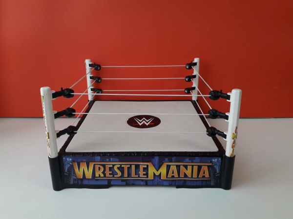 Pankrátor ring WWE WrestleMania eredeti Mattel kiadás 2010-ből ! 34x34cm