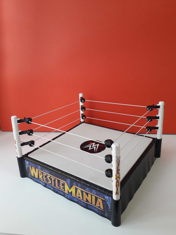 Pankrátor ring WWE WrestleMania eredeti Mattel kiadás 2010-ből ! 34x34cm