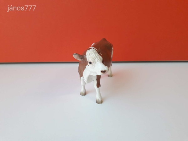 Schleich Szimentáli tehén állatfigura !! 13,5x8cm ! 2008-as kiadás ! Eredeti Schleich 13641
