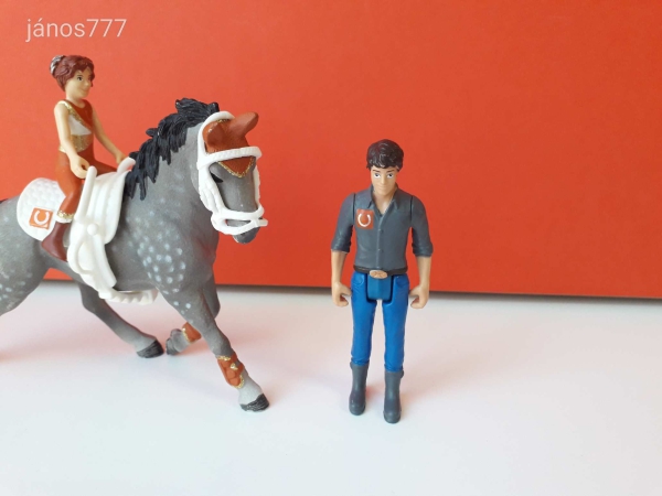 Schleich Horse Club Mia lovastorna ló lovas ember készlet ! Schleich 42443