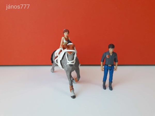 Schleich Horse Club Mia lovastorna ló lovas ember készlet ! Schleich 42443