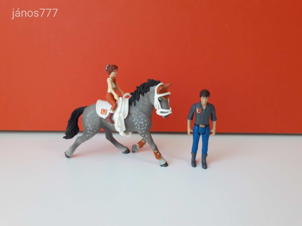 Schleich Horse Club Mia lovastorna ló lovas ember készlet ! Schleich 42443