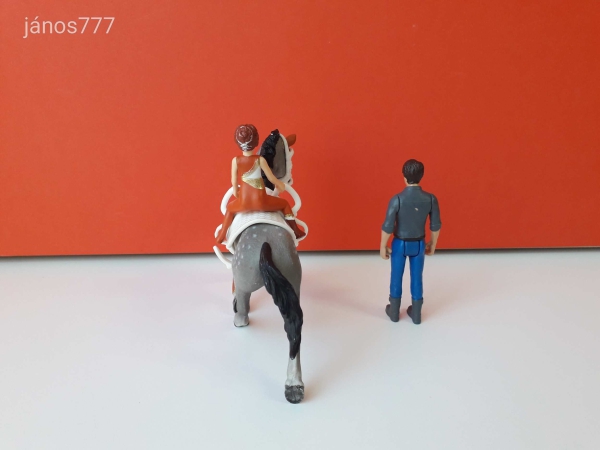 Schleich Horse Club Mia lovastorna ló lovas ember készlet ! Schleich 42443