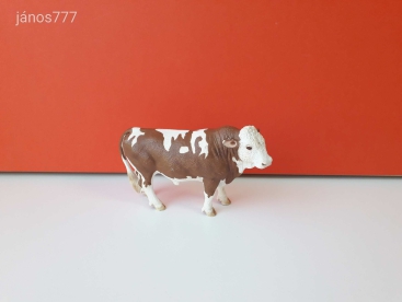 Schleich Szimmentáli bika állatfigura !! 13,5x8cm ! 2008-as kiadás ! Eredeti Schleich 13640