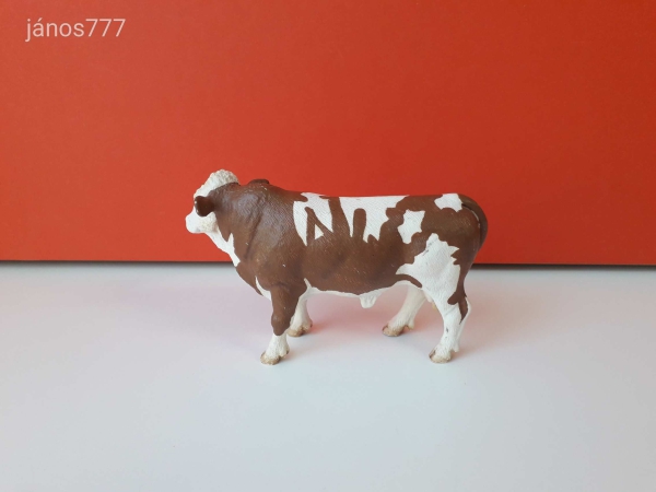 Schleich Szimmentáli bika állatfigura !! 13,5x8cm ! 2008-as kiadás ! Eredeti Schleich 13640