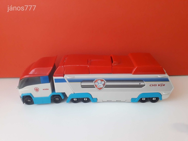 Mancs őrjárat Launch 'n Haul átalakítható kamion és fém kisautók eredeti Spin Master
